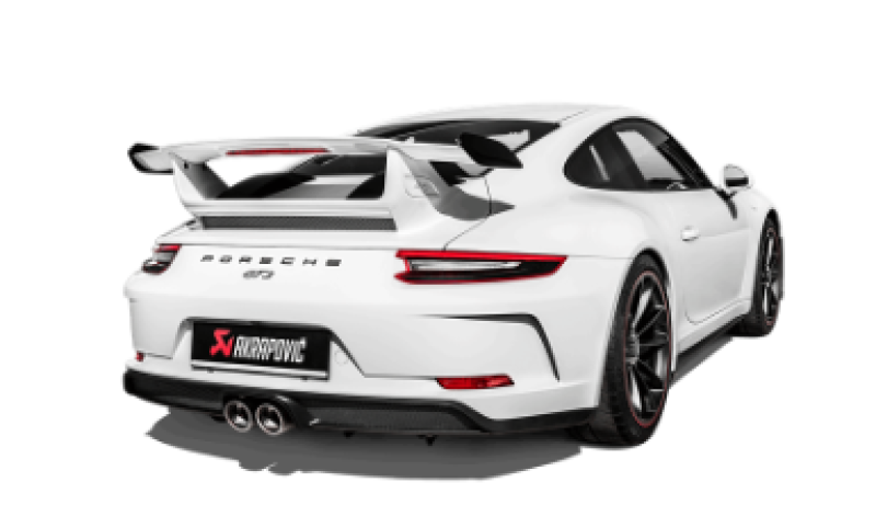 Akrapovic 2018 Porsche 911 GT3 (991.2) Slip-On Race Line (Titanium) w/o Tail Pipe Set - armamenter