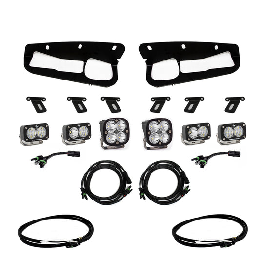 Baja Designs 2021+ Ford Bronco Fog Pocket Kit 21-Up Pro w/Upfitter - armamenter