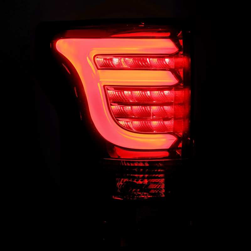 AlphaRex 15-17 Ford F-150 (Excl Models w/Blind Spot Sensor) PRO-Series LED Tail Lights Jet Black - armamenter