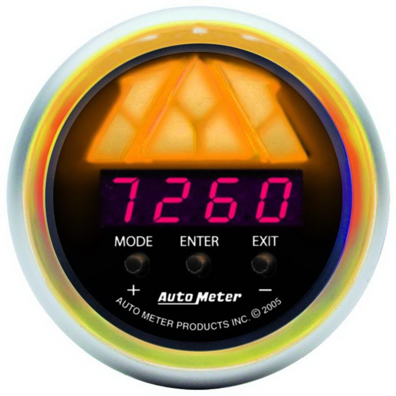 Autometer Sport-Comp 52mm 0-15k RPM Digital Pro Shift System Shift Light Level 1 - armamenter