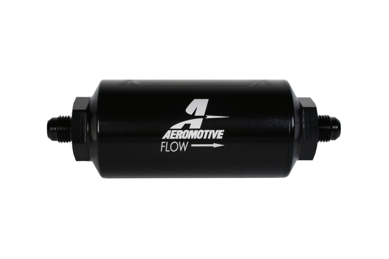 Aeromotive In-Line Filter - (AN-06 Male) 100 Micron Stainless Steel Element - armamenter