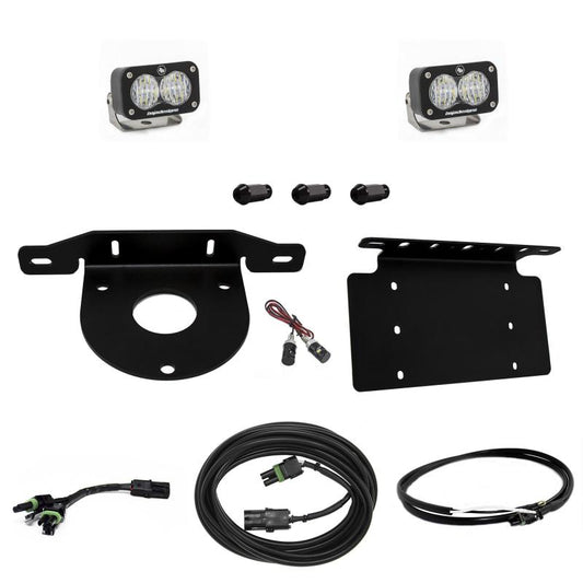 Baja Designs 2021+ Ford Bronco Dual S2 Sport W/C Reverse Kit w/Lic Plate w/Upfitter - armamenter