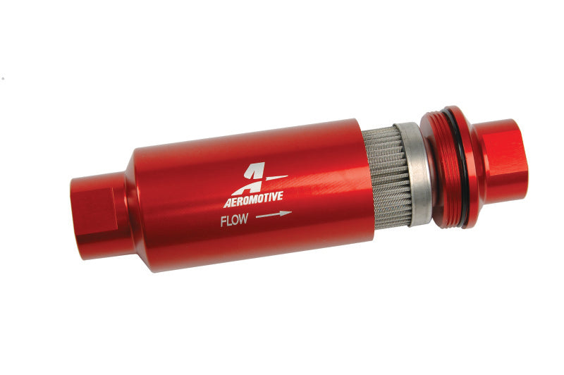 Aeromotive In-Line Filter - (AN-10) 100 Micron SS Element - armamenter