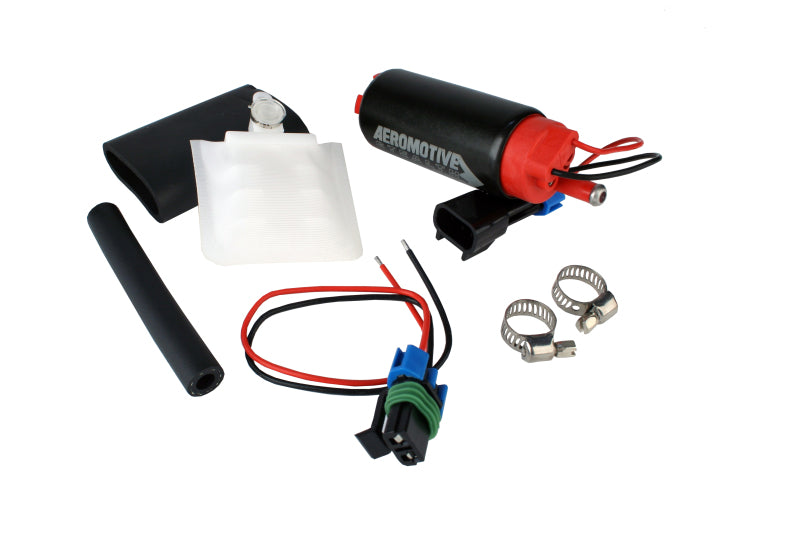 Aeromotive 340 Series Stealth In-Tank E85 Fuel Pump - Offset Inlet - Inlet Inline w/Outlet - armamenter