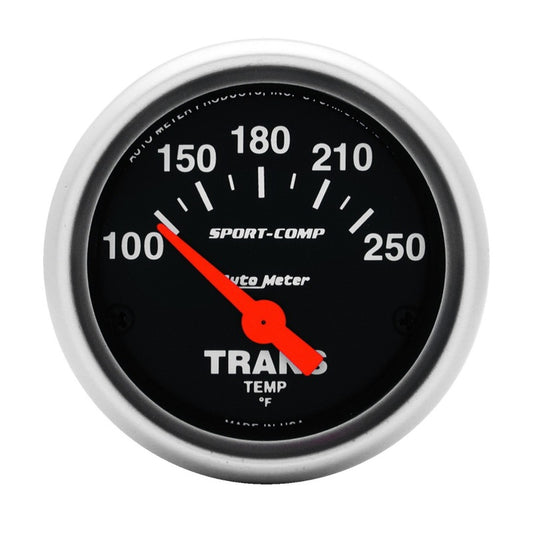 Autometer Sport Comp 100-250 F Trans Temp Gauge - armamenter