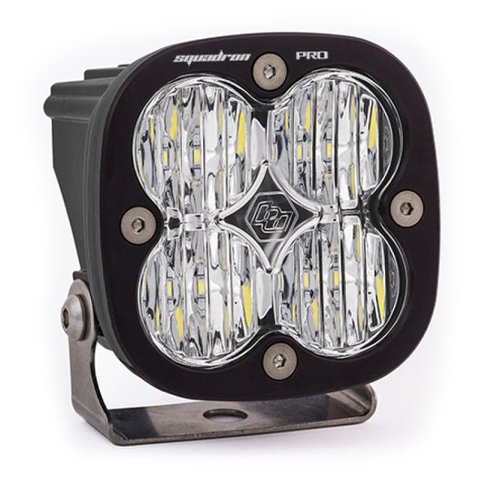 Baja Designs Squadron Pro Black Wide Cornering Pattern LED Light Pod - Clear - armamenter