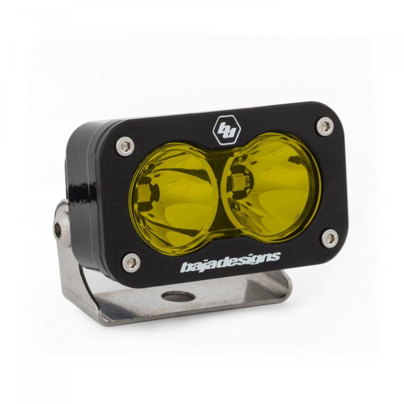 Baja Designs S2 Pro Spot Pattern LED Light - Amber - armamenter