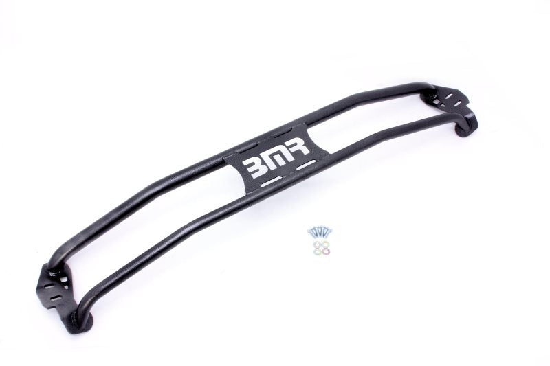 BMR 11-15 5th Gen Camaro Front 2-Point Strut Tower Brace - Black Hammertone - armamenter