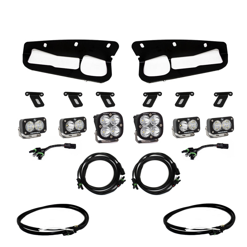 Baja Designs 2021+ Ford Bronco Fog Pocket Kit 21-Up Sportsmen w/Upfitter - armamenter