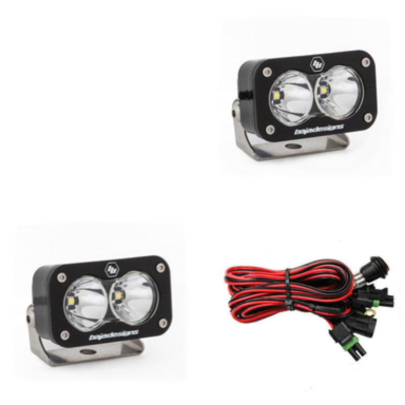 Baja Designs S2 Pro Series LED Light Pods Spot Pattern - Pair - armamenter