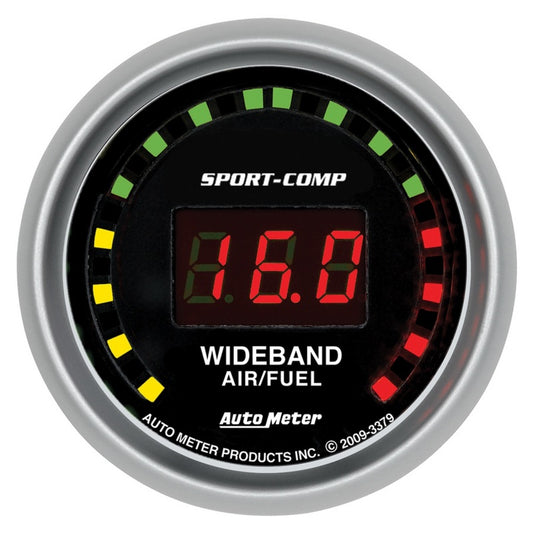 Autometer Sport-Comp 52mm Digital Wideband Air/Fuel Ratio Street Gauge - armamenter