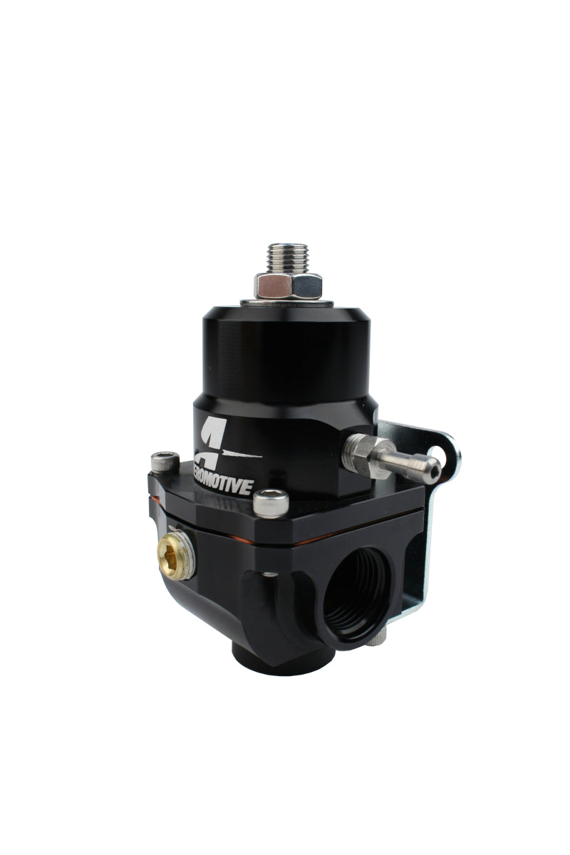 Aeromotive Adjustable Regulator - 35-75PSI - .313 Valve - (2) -08 Inlets/-08 Return - armamenter