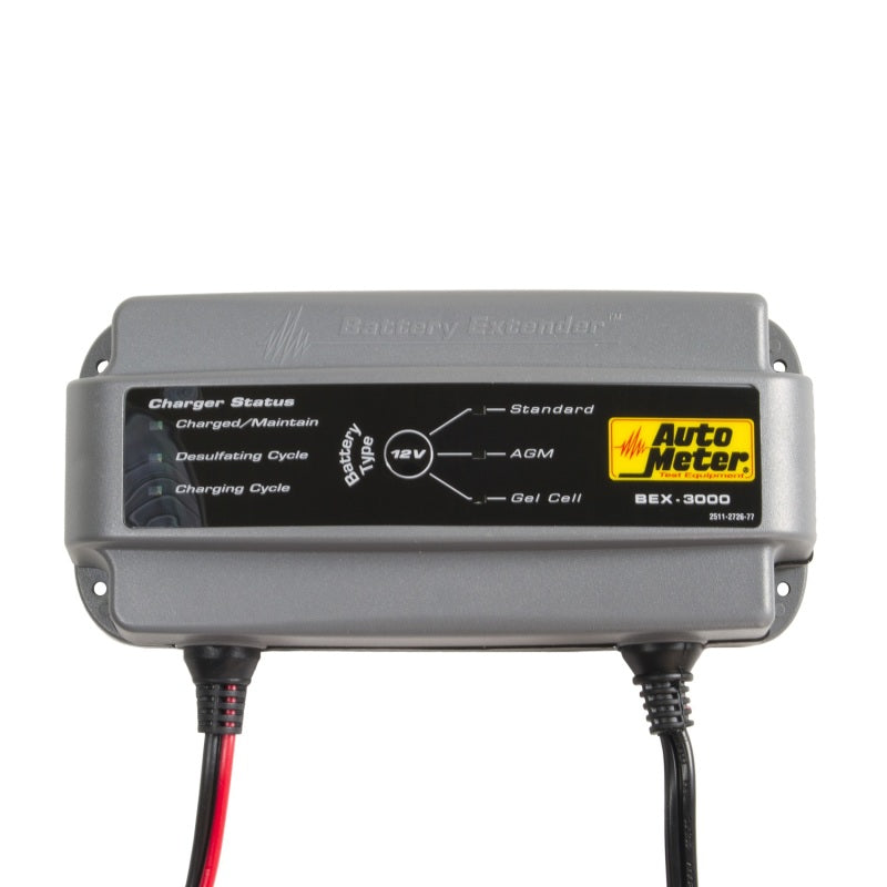 Autometer Battery Charger/Maintainer 12V/3A - armamenter