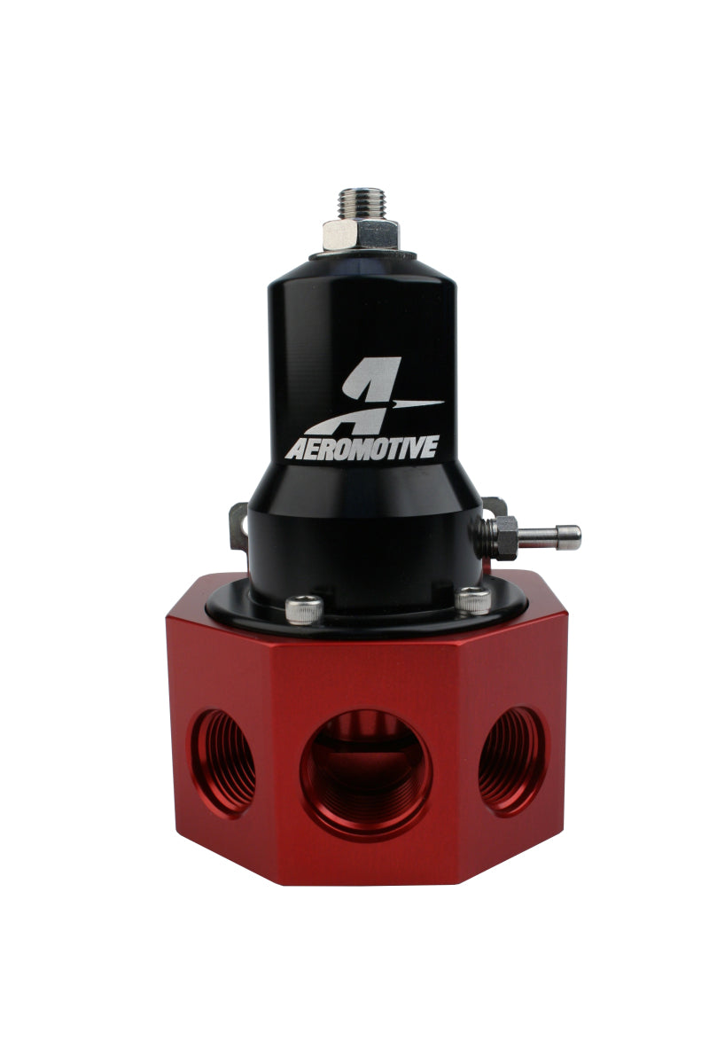 Aeromotive Regulator - 30-120 PSI - .500 Valve - 4x AN-08 and AN-10 inlets / AN-10 Bypass - armamenter