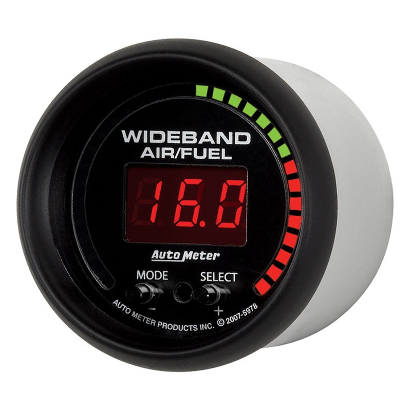 Autometer ES Digital 52mm Wideband Air/Fuel Kit - armamenter