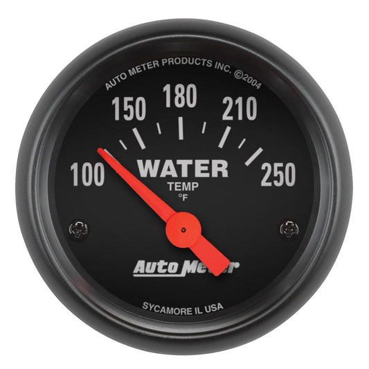 Autometer Z-Series 52mm 100-250 Degrees F. SSE Water Temp Gauge - armamenter