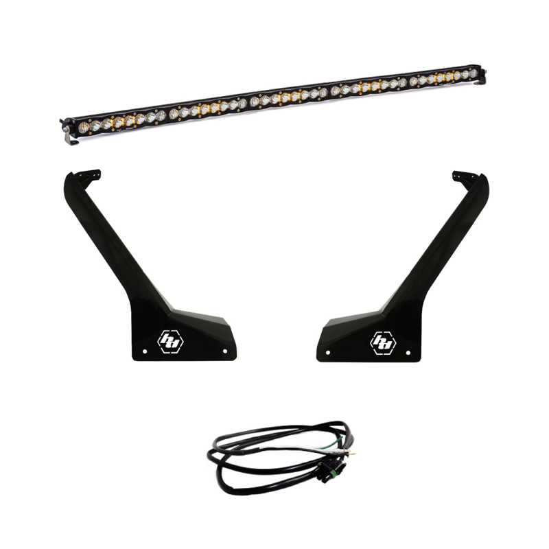 Baja Designs Jeep JL/JT Roof Bar LED Light Kit 50in S8 w/Upfitter - armamenter