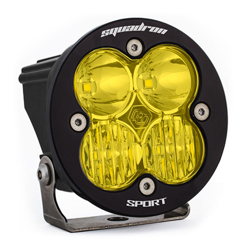 Baja Designs Squadron R Sport Driving/Combo Pattern LED Light Pod - Amber - armamenter