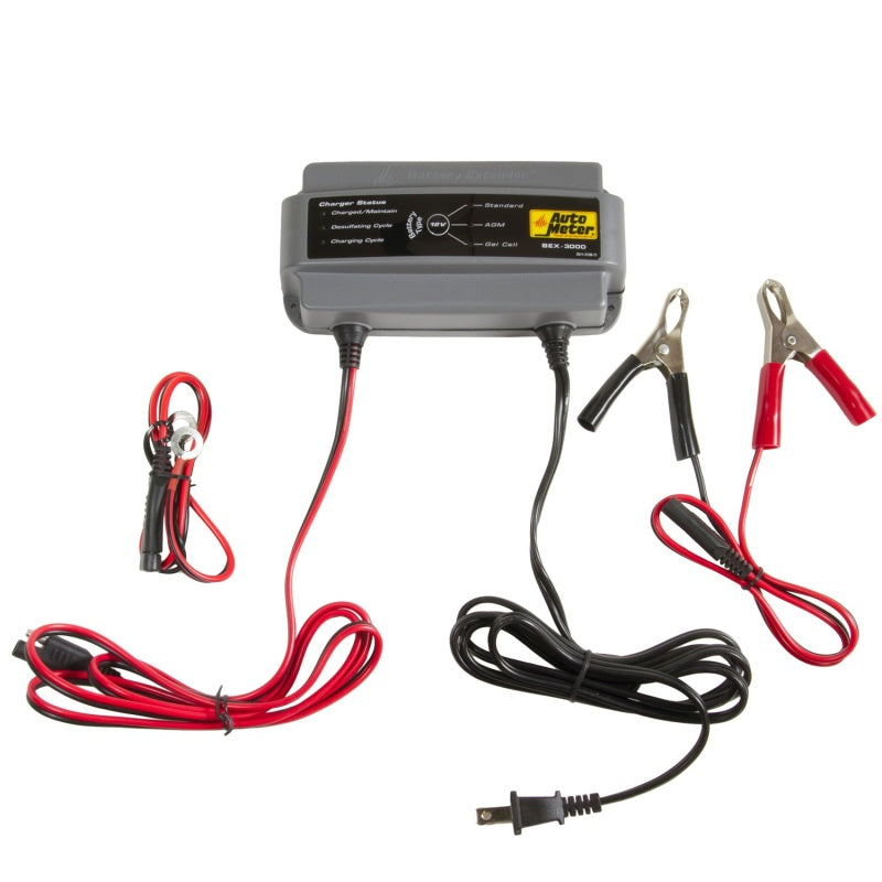 Autometer Battery Charger/Maintainer 12V/3A - armamenter