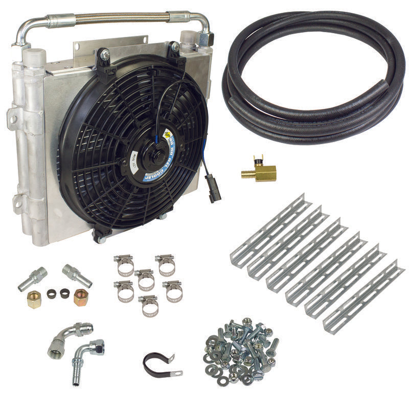 BD Diesel Xtrude Double Stacked Transmission Cooler Kit - Universial 1/2in Tubing - armamenter