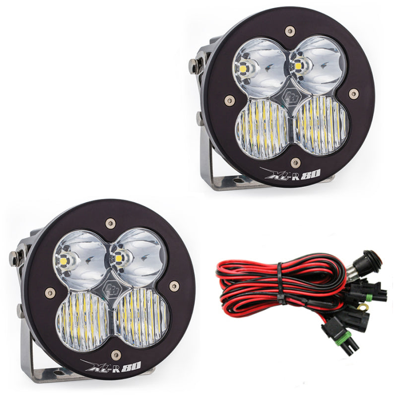 Baja Designs XL R 80 Series Driving Combo Pattern Pair LED Light Pods - armamenter