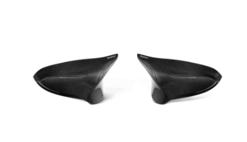 Akrapovic 2014+ BMW M3 (F80) Carbon Fiber Mirror Cap Set - High Gloss - armamenter