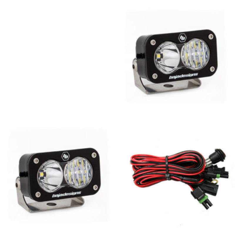 Baja Designs S2 Pro Series LED Light Pods Driving Combo Pattern - Pair - armamenter