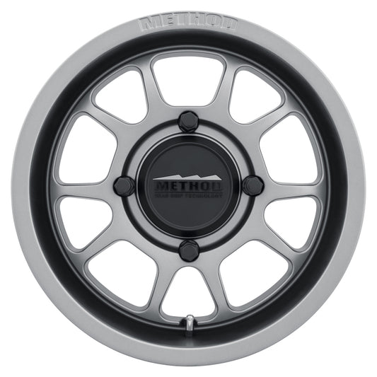 Method MR409 15x10 5+5/0mm Offset 4x136 106.25mm CB Steel Grey Wheel