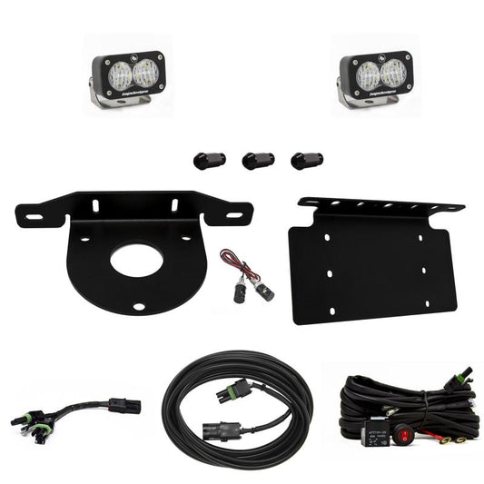 Baja Designs 2021+ Ford Bronco Dual S2 Sport W/C Reverse Kit w/Lic Plate - armamenter