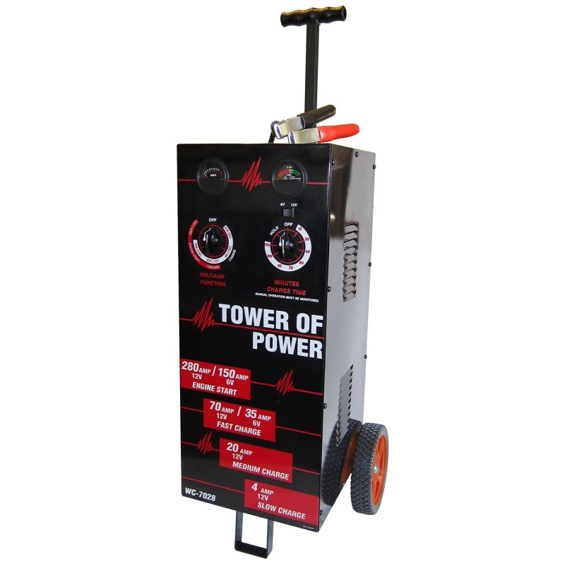 Autometer Wheel Charger Tower of Power Man 70/30/4/280 AMP - armamenter