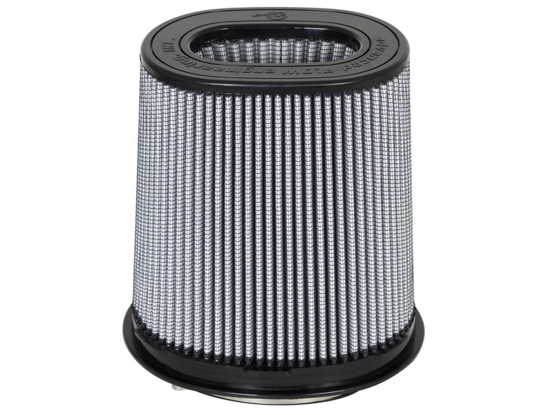 aFe Magnum FLOW Pro DRY S Air Filter 6.75x4.75 Flange 8.25x6.25 Base (Mt2) 7.25x5 Top 8.5 Height - armamenter