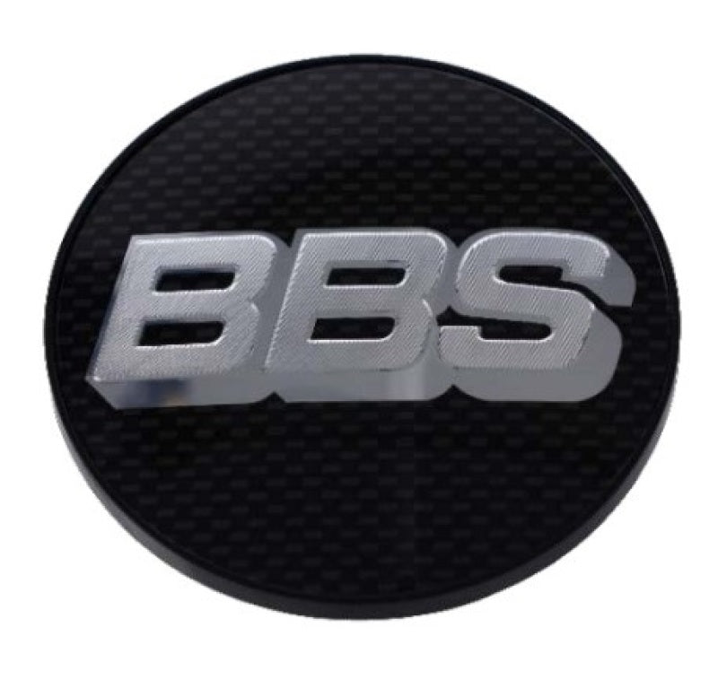 BBS Center Cap 56mm Carbon/Silver - armamenter