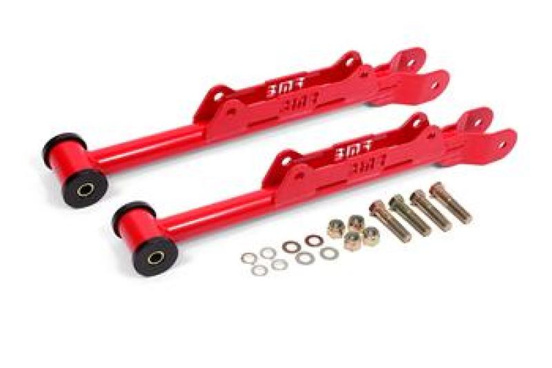 BMR 2010-2015 Chevrolet Camaro Rear DOM Lower Control Arms - Red - armamenter