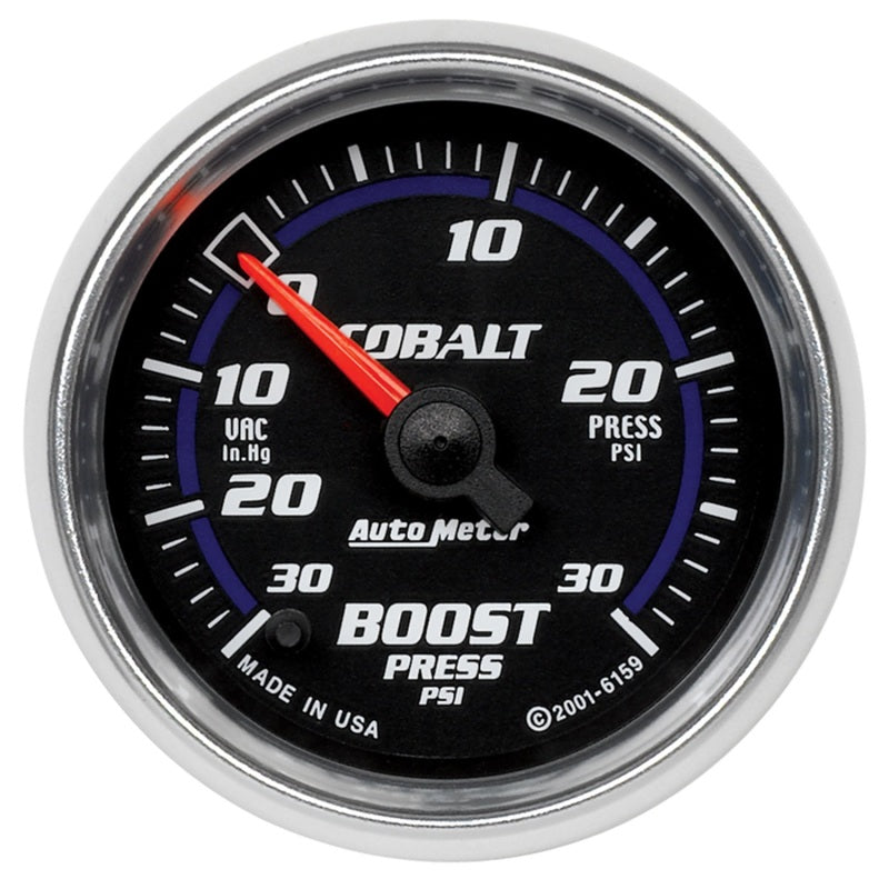 Autometer Cobalt 52mm 30 PSI Electronic Boost Gauge - armamenter