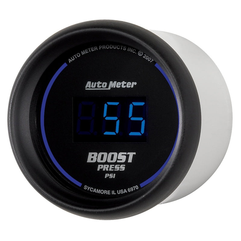 Autometer Cobalt Digital 52mm Digital 5-60 PSI Boost Gauge - armamenter