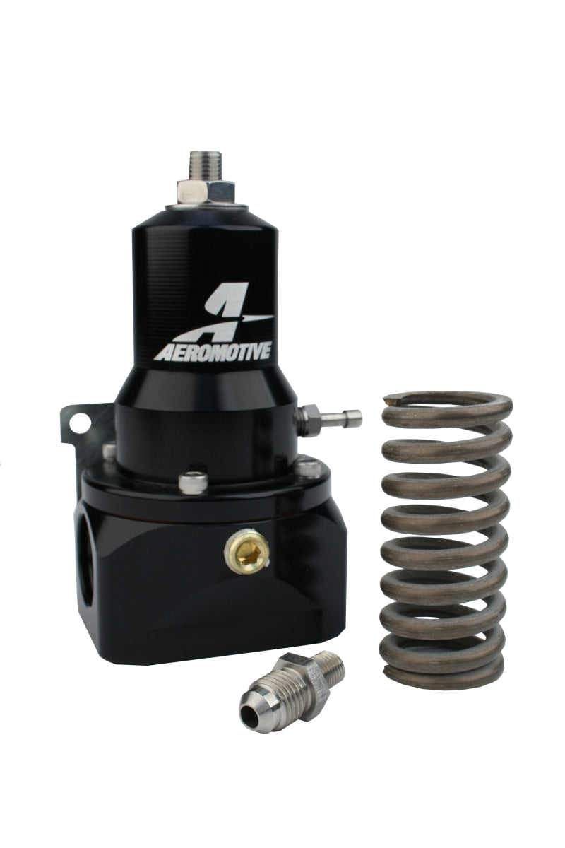 Aeromotive Regulator - 30-120 PSI - .500 Valve - 2x AN-10 Inlets / AN-10 Bypass - armamenter