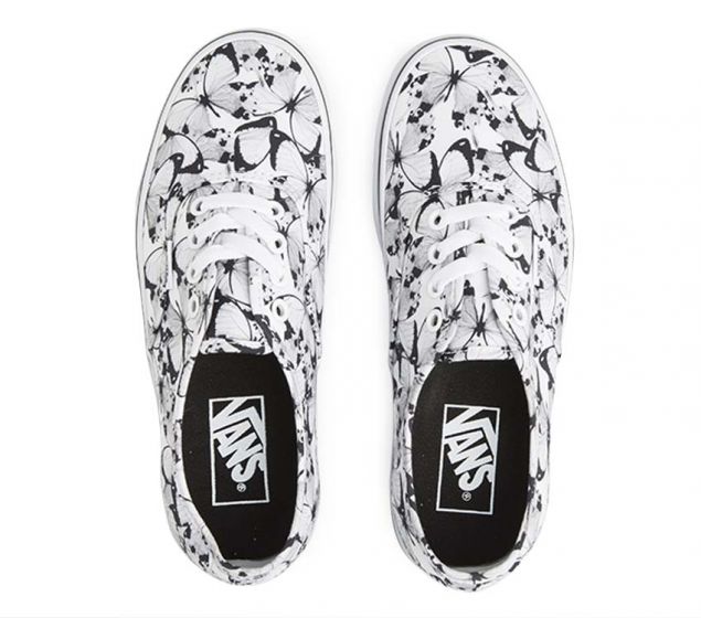 VANS | AUTHENTIC (BUTTERFLY) TRUE | WHITE / BLACK - armamenter