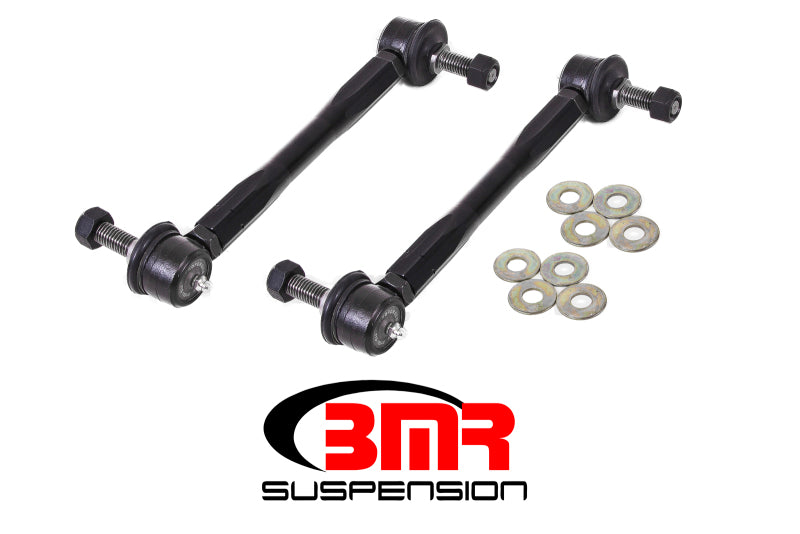 BMR 16-17 6th Gen Camaro Front Sway Bar End Link Kit - Black - armamenter