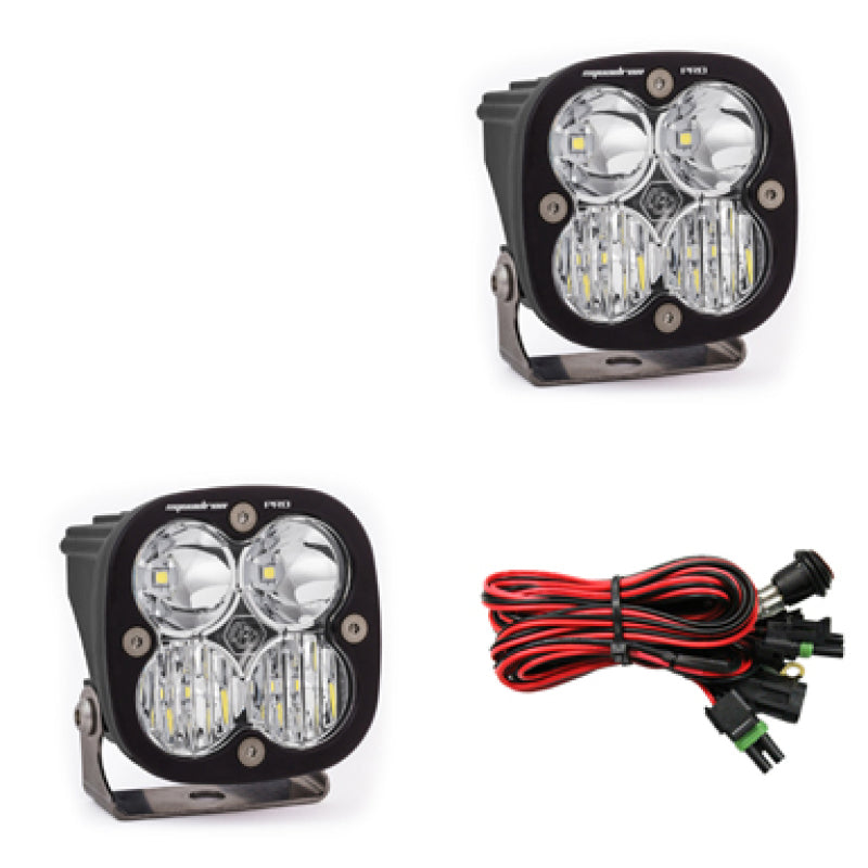 Baja Designs Squadron Pro Series Driving Combo Pattern Pair LED Light Pods - armamenter