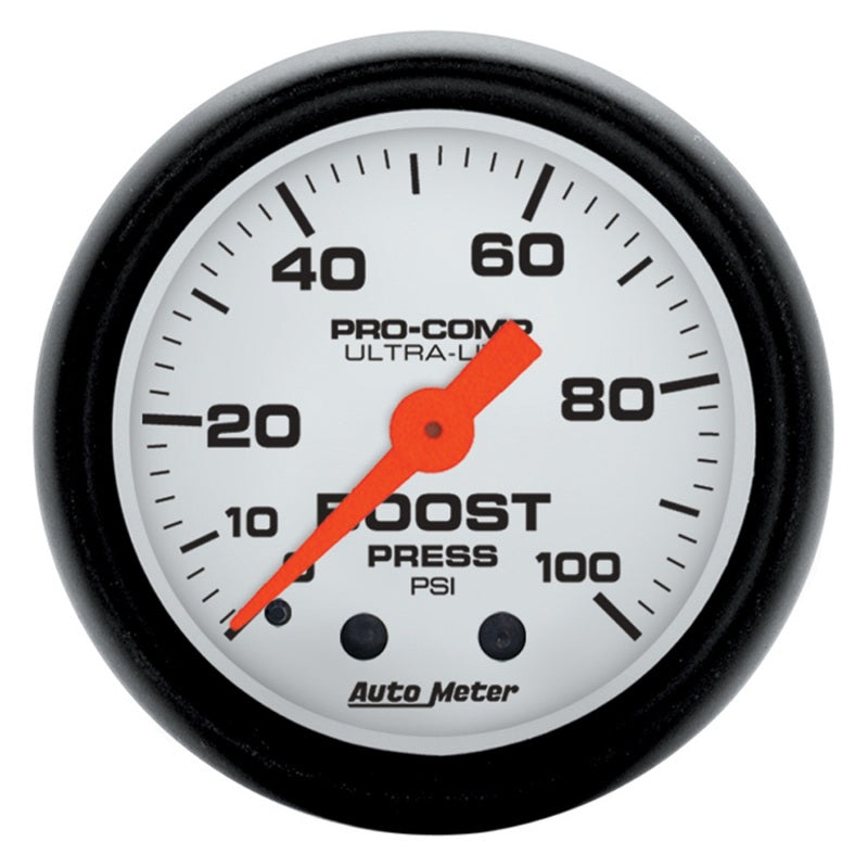 Autometer Phantom 2 1/16in 100psi Mechanical Boost Gauge - armamenter