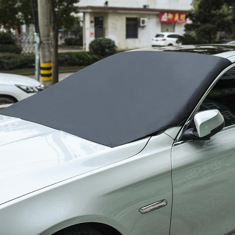 Magnetic Car Front Windscreen Snow Ice Shield Cover Autos Windshield Sunshade Anti-frost Anti-fog Universal Car Sun Protector - armamenter