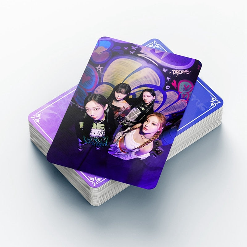 54PCS/Set Kpop Aespa Girls Groups LOMO Cards High Quality Photo Album Photo Cards For Fans Collection Photocards Gift - armamenter