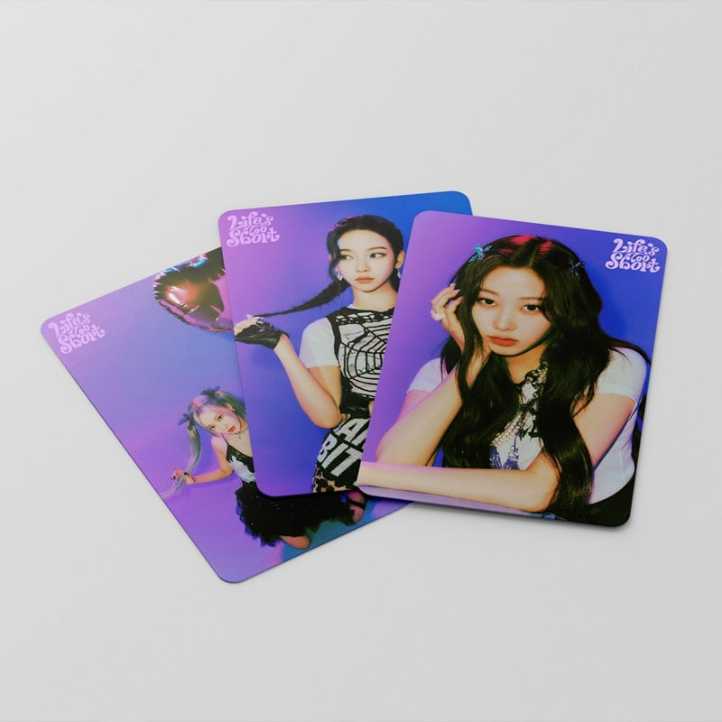 55PCS/Set Kpop Aespa New Album Lifes Too Short LOMO Cards Photo Cards WINTER KARINA Photocards For Fans Collection Photocards - armamenter