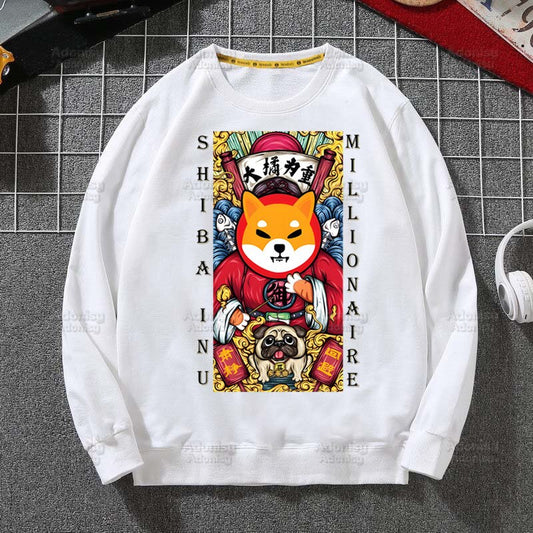 Shiba Inu Japanese Cute Fashion Men's Hoodies Spring Autumn Male Casual Hoodies Men's Hoodies Kawaii Dog Sweatshirt Tops - armamenter