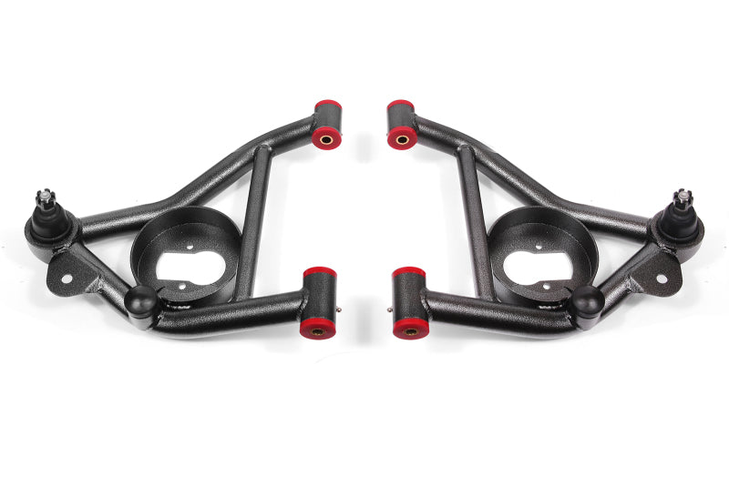 BMR 82-92 Chevy Camaro / 82-92 Firebird Non-Adj. Lower A-Arms (Polyurethane) - Black Hammertone - armamenter