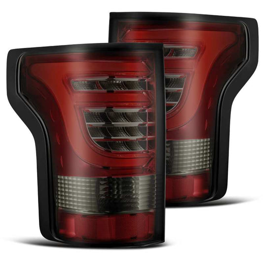 AlphaRex 15-17 Ford F-150 (Excl Models w/Blind Spot Sensor) PRO-Series LED Tail Lights Red Smoke - armamenter