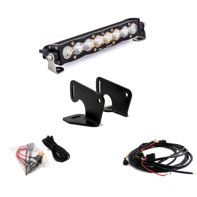 Baja Designs Polaris RZR Pro XP Hood Mount Light Kit 10in S8 - armamenter