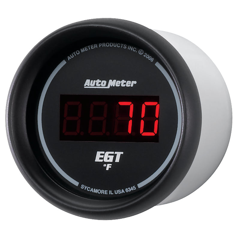 Autometer Z Series 52mm 0-2000 Deg F Digital EGT/Pyrometer Gauge - armamenter