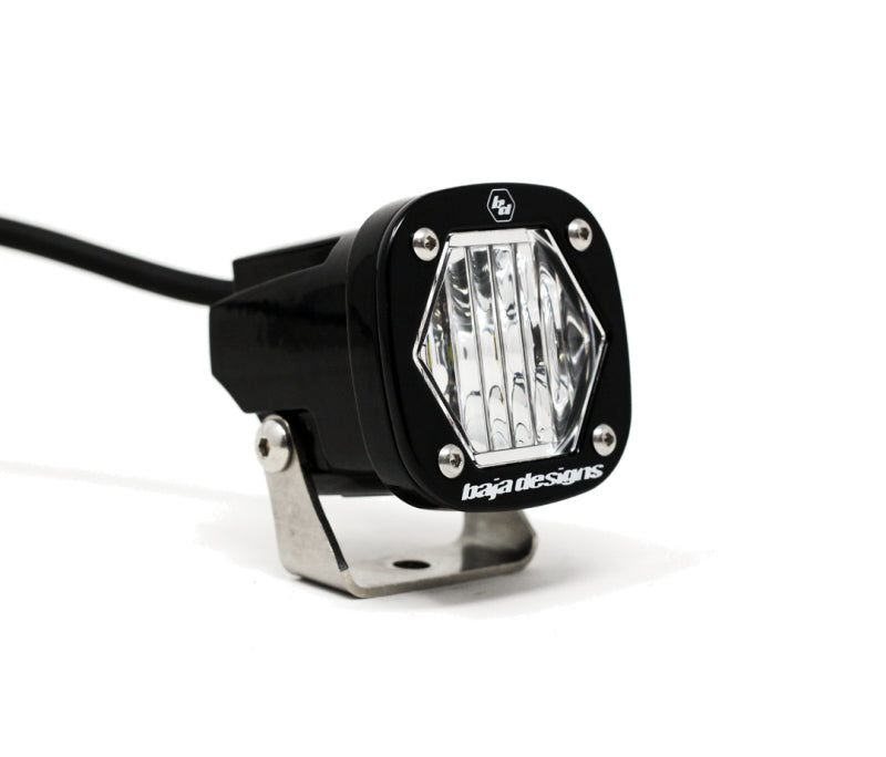 Baja Designs S1 Wide Cornering LED Light w/ Mounting Bracket Single - armamenter