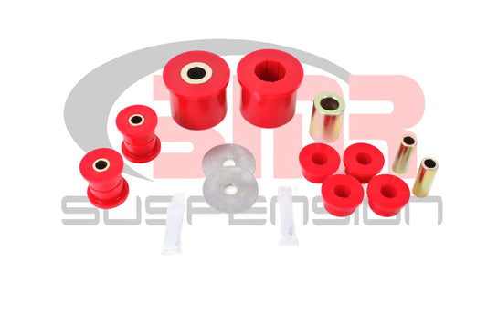 BMR 08-09 Pontiac G8 Rear Suspension Bushing Kit (BK004 BK005 BK006) - Black/Red - armamenter